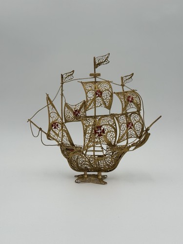 Vintage filigran schiff - filigran,