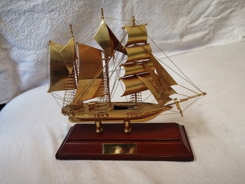 Segelschiff modell aus messing - modell,