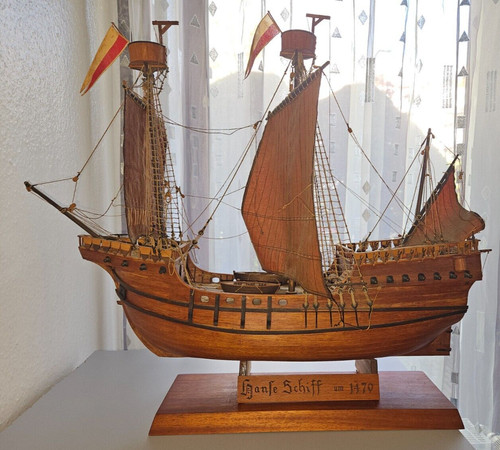 Altes großes hanse schiff - großes, um