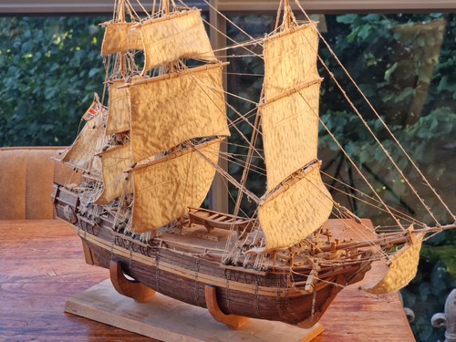 Historisches holz modellschiff - historisches,