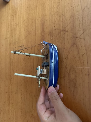 Vintage deko fischerboot aus - deko,