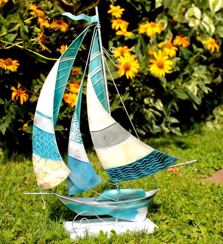 Metall segelschiff boot - metall, segler