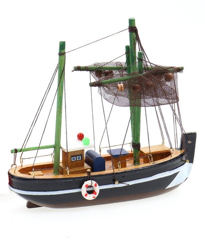 Deko kutter blau - blau, 16cm