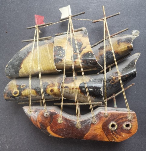 Vintage 1970s segelboot deko - vintage,