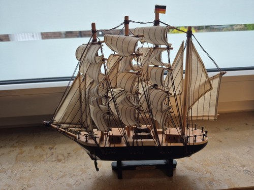 Segelschiff modell holz - segelschiff,