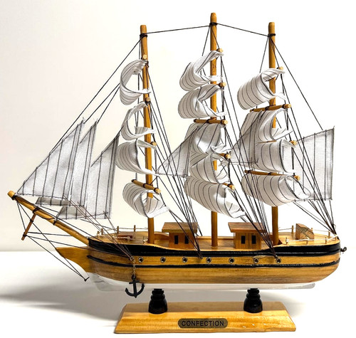 Segelschiff aus holz - segelschiff,