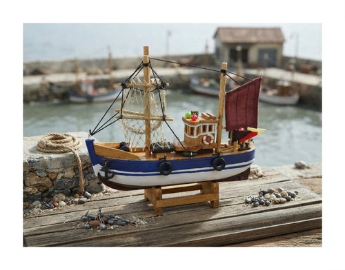 Fischkutter modellschiff holz - modellschiff,