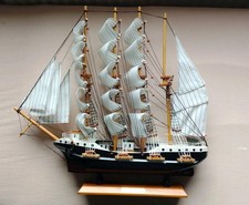 Segelschiff Modell Holz groß
